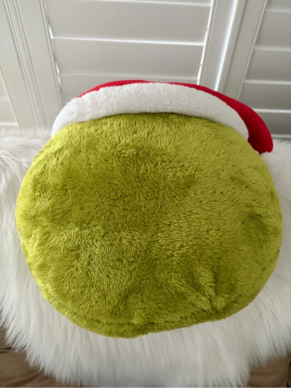 The Grinch Plush Holiday Pillow - Green
